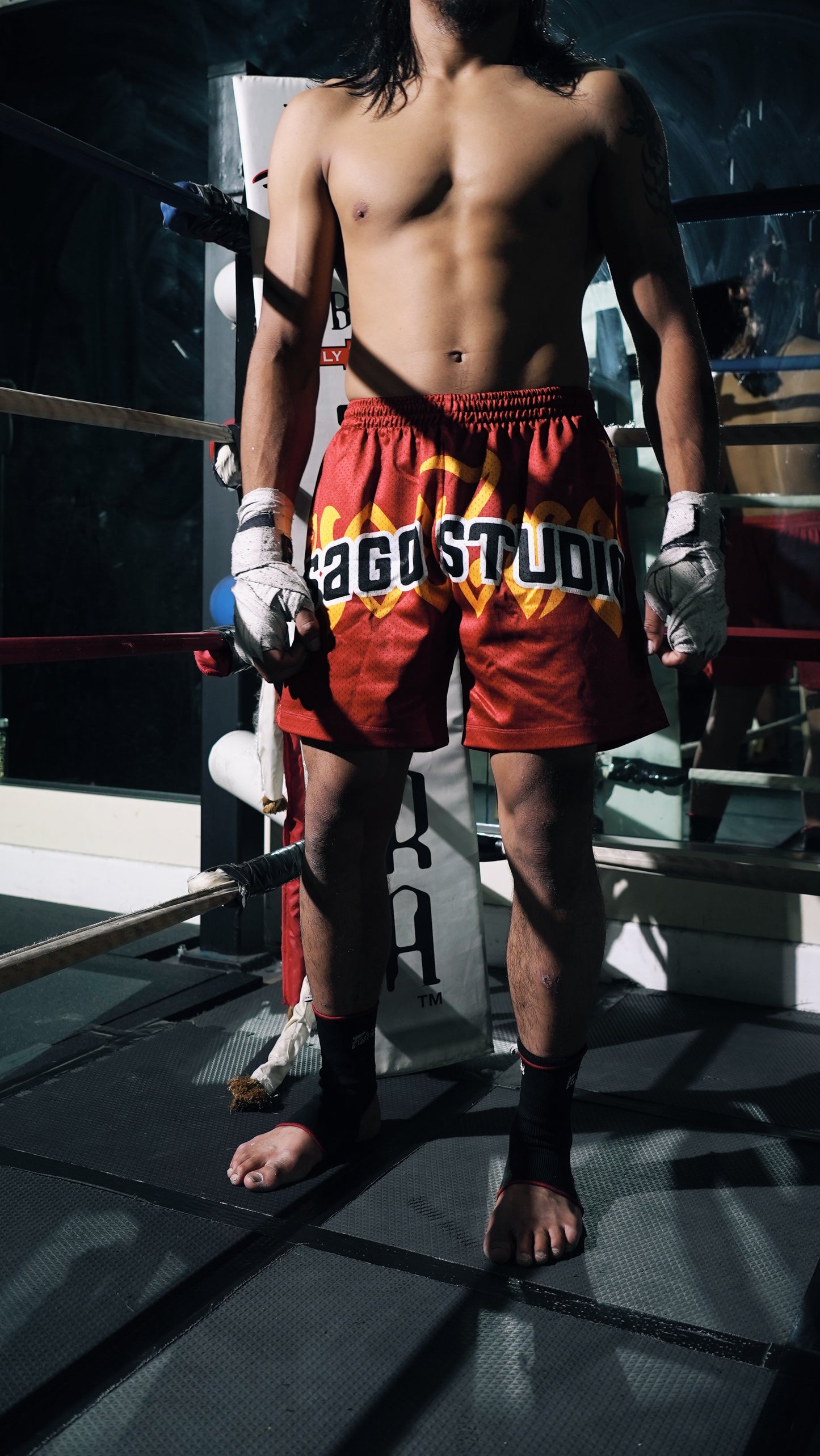 Muay Thai shorts (red)