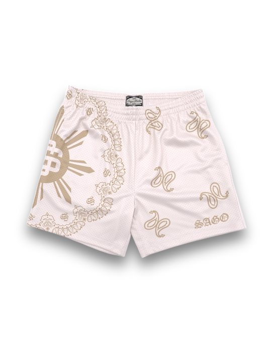 Filipino bandana shorts (CREAM)