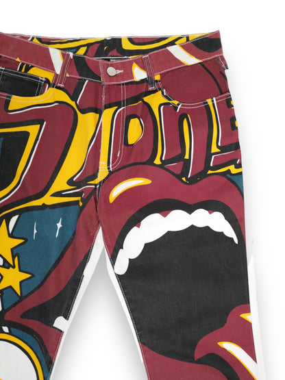 Rolling stones graphic Pants