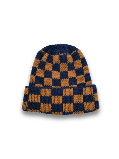 Checkered beanie