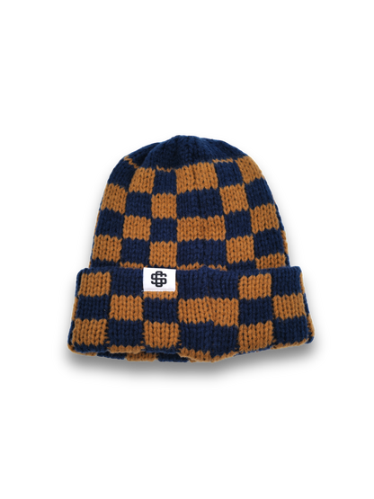 Checkered beanie