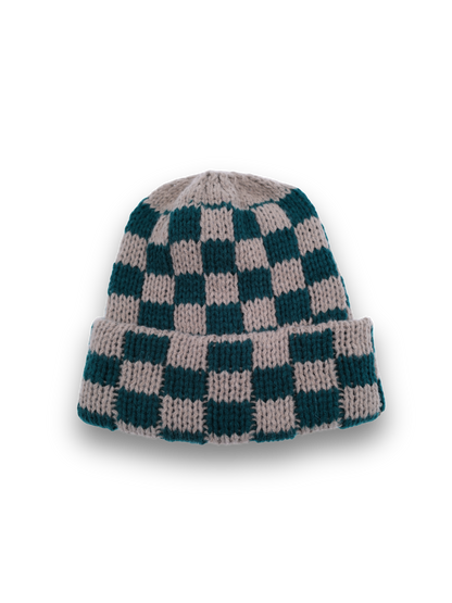 Checkered beanie