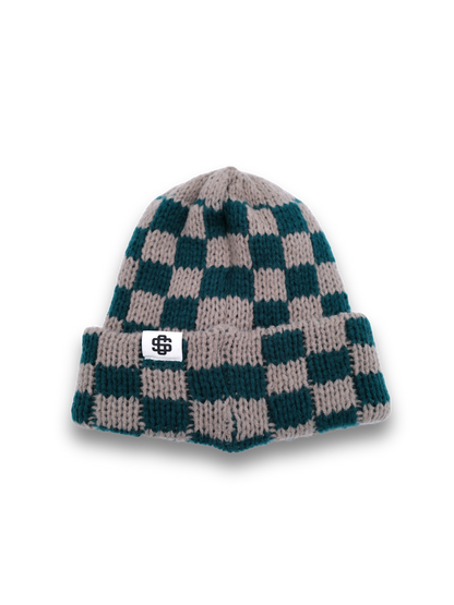 Checkered beanie