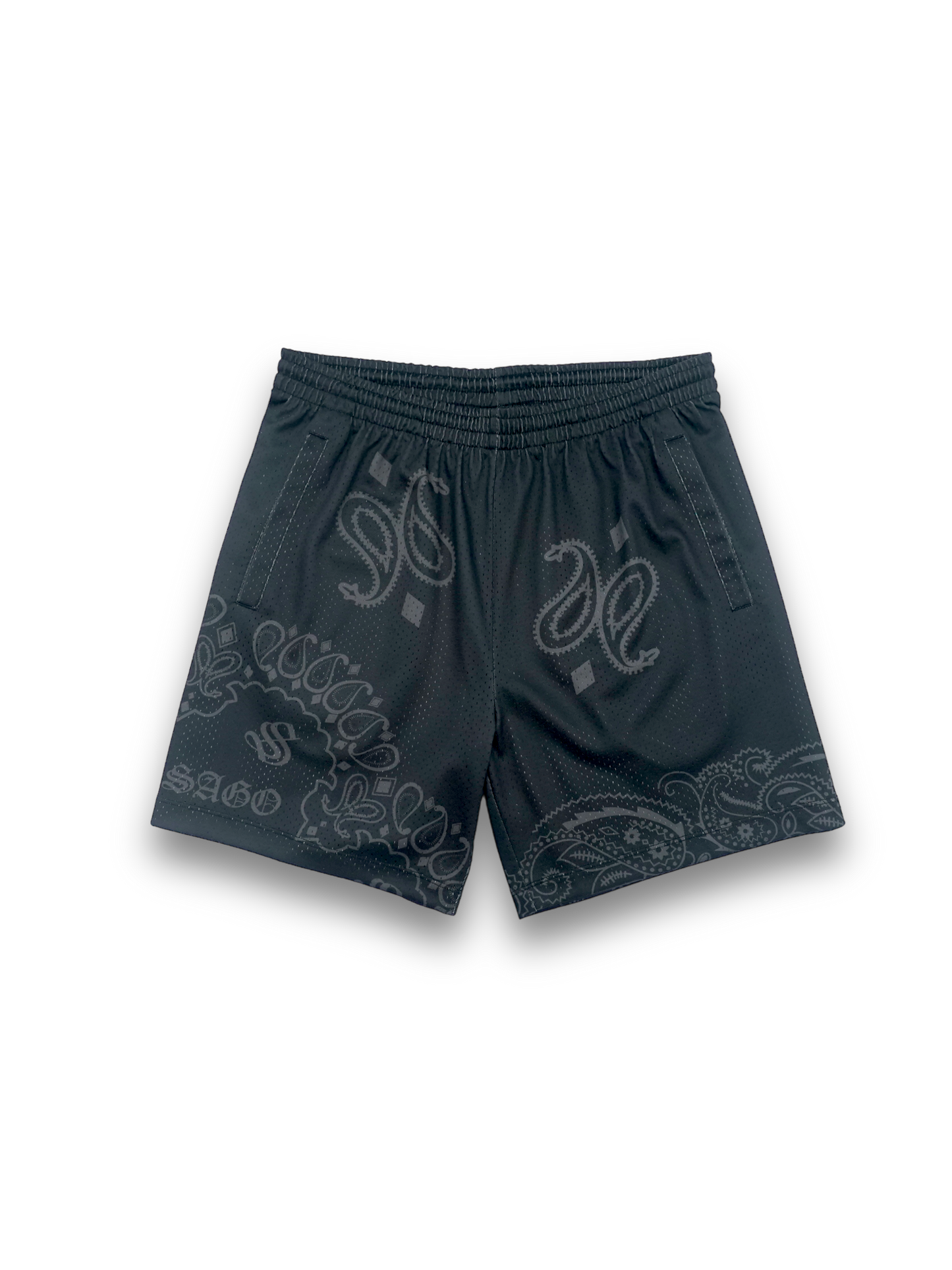 Blacked out bandana shorts (LIMITED TIME ONLY)