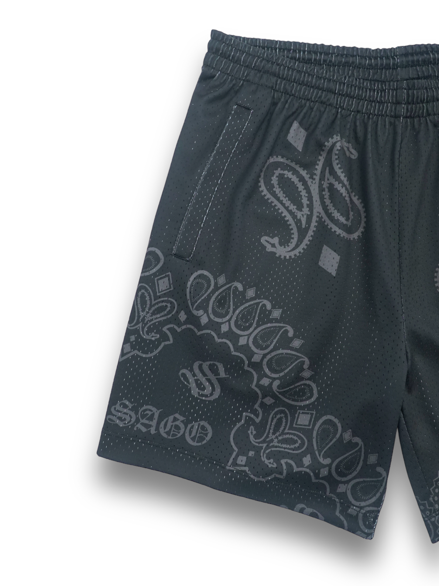 Blacked out bandana shorts (LIMITED TIME ONLY)