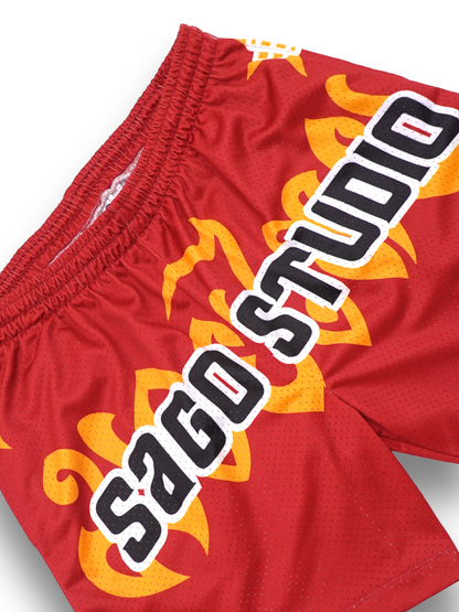 Muay Thai shorts (red)